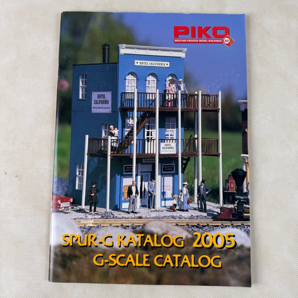 PIKO G-Scale Catalog 2005 Spur-G Model Buildings 99 Pages Multi-Color EXCELLENT